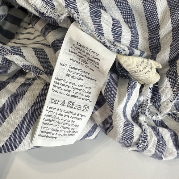 Madewell Women’s Square Neck Butterfly Top in Stripe Play Sz XS - Picture 10 of 10